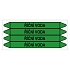 Značení potrubí, říční voda,4 ks, 250 × 26 mm